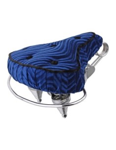 Beach Cruisers Saddle Velour Blue.